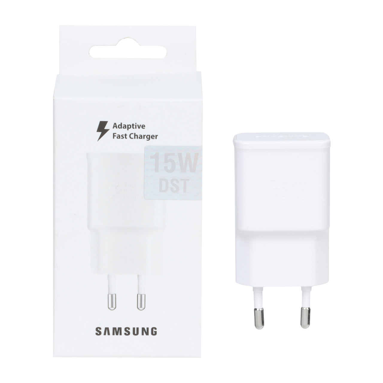 شارژر دیواری فست تک پورت SAMSUNG مدل 15W - سفید - DST (گارانتی شش ماهه)